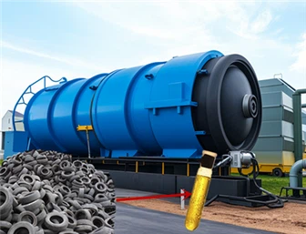 Skrotdäckpyrolysmaskin